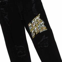 BOYS DENIM SETS New Arrivals BOYS CLAYDON T-SHIRT/JEAN SET-BLACK