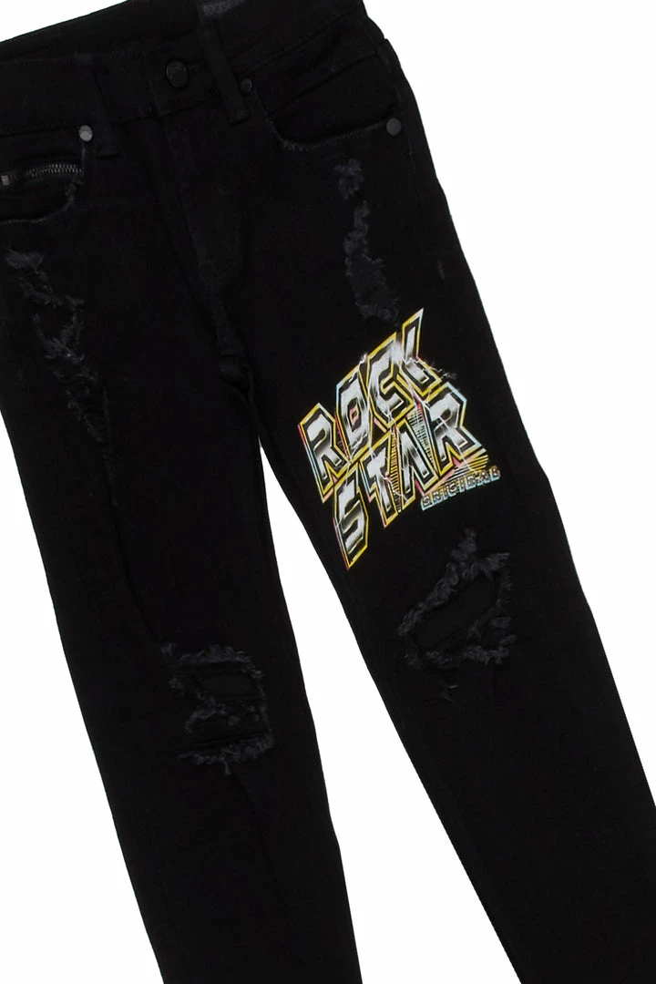 Flash Sale ✨ BOYS DENIM SETS New Arrivals BOYS CLAYDON T-SHIRT/JEAN SET-BLACK 🛒 2 BOYS DENIM SETS New Arrivals BOYS CLAYDON T-SHIRT/JEAN SET-BLACK