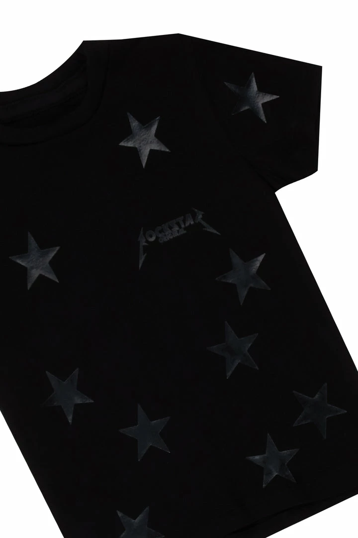 Hot Sale ✨ BOYS DENIM SETS New Arrivals BOYS DOMINIC T-SHIRT/JEAN SET-BLACK 😀 2 BOYS DENIM SETS New Arrivals BOYS DOMINIC T-SHIRT/JEAN SET-BLACK