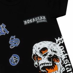 BOYS DENIM SETS New Arrivals BOYS ARON T-SHIRT/JEAN SET-BLACK