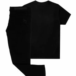 BOYS DENIM SETS New Arrivals BOYS STARK T-SHIRT/JEAN SET-BLACK