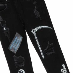 Best Sale 🎉 BOYS DENIM SETS BOYS NELIS T-SHIRT/JEAN SET-BLACK 😀 6 BOYS DENIM SETS BOYS NELIS T-SHIRT/JEAN SET-BLACK