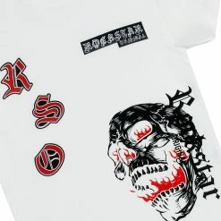 BOYS DENIM SETS BOYS ARON T-SHIRT/JEAN SET-WHITE