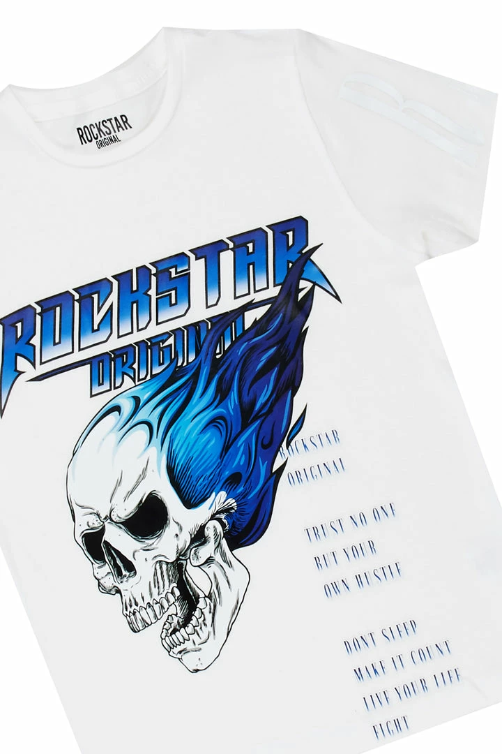 Best Sale 👍 BOYS DENIM SETS New Arrivals BOYS KENNEDY T-SHIRT/JEAN SET-WHITE 🎁 2 BOYS DENIM SETS New Arrivals BOYS KENNEDY T-SHIRT/JEAN SET-WHITE