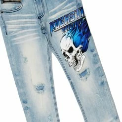 Best Sale 👍 BOYS DENIM SETS New Arrivals BOYS KENNEDY T-SHIRT/JEAN SET-WHITE 🎁 6 BOYS DENIM SETS New Arrivals BOYS KENNEDY T-SHIRT/JEAN SET-WHITE