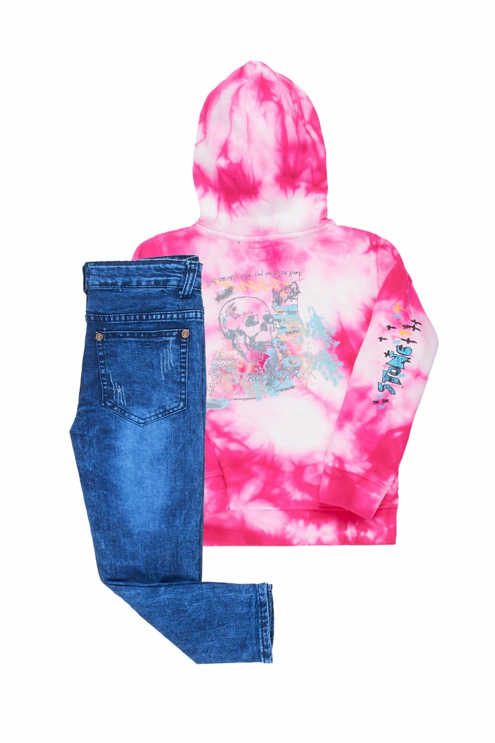 Cheapest ๐ฅฐ BOYS DENIM SETS BOYS ZAYDEN HOODIE/JEAN SET-PINK ๐ 4 BOYS DENIM SETS BOYS ZAYDEN HOODIE/JEAN SET-PINK
