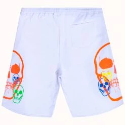 MENS SHORTS JETT PRNTED SHORT-WHITE
