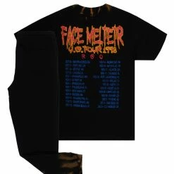 MENS TRACK SETS FREDDI T-SHIRT/JOGGER SET-BLACK