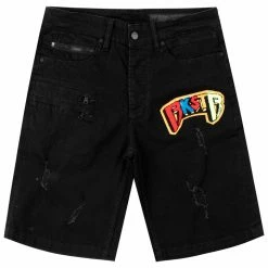 MENS SHORTS Denim JACOB SHORT-BLACK