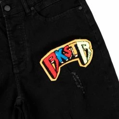 MENS SHORTS Denim JACOB SHORT-BLACK