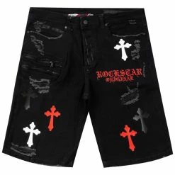 MENS SHORTS JERRY PATCH SHORT-BLACK