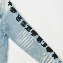 Budget 🥰 MENS DENIM JACKETS JONES EMBROIDERED JACKET- BLUE 😉 20 MENS DENIM JACKETS JONES EMBROIDERED JACKET- BLUE