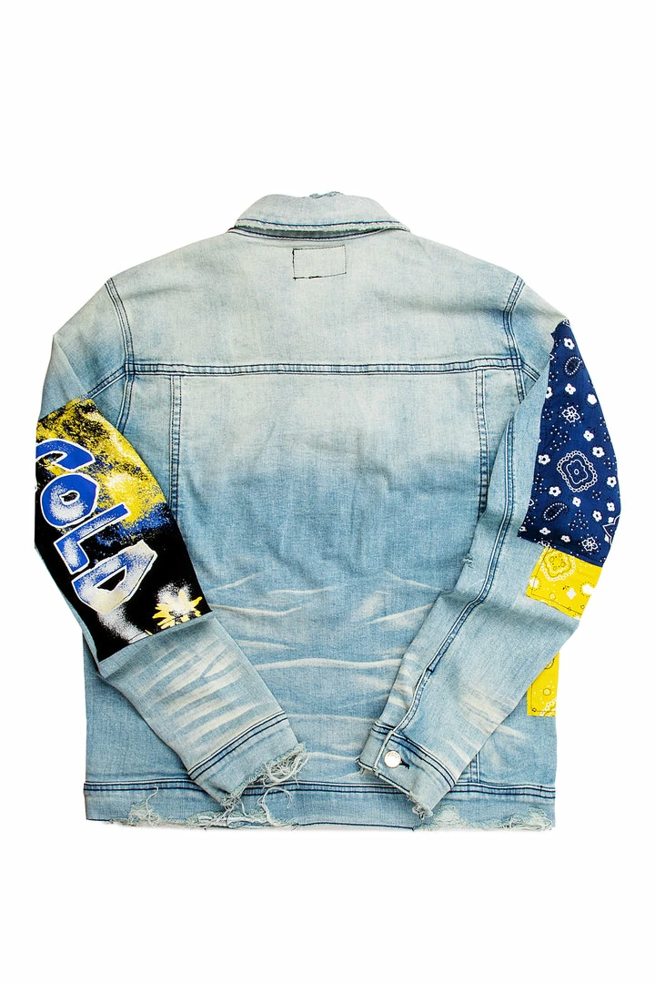 Budget ⌛ MENS DENIM JACKETS KAITO DENIM JACKET-LIGHT BLUE 🌟 3 MENS DENIM JACKETS KAITO DENIM JACKET-LIGHT BLUE