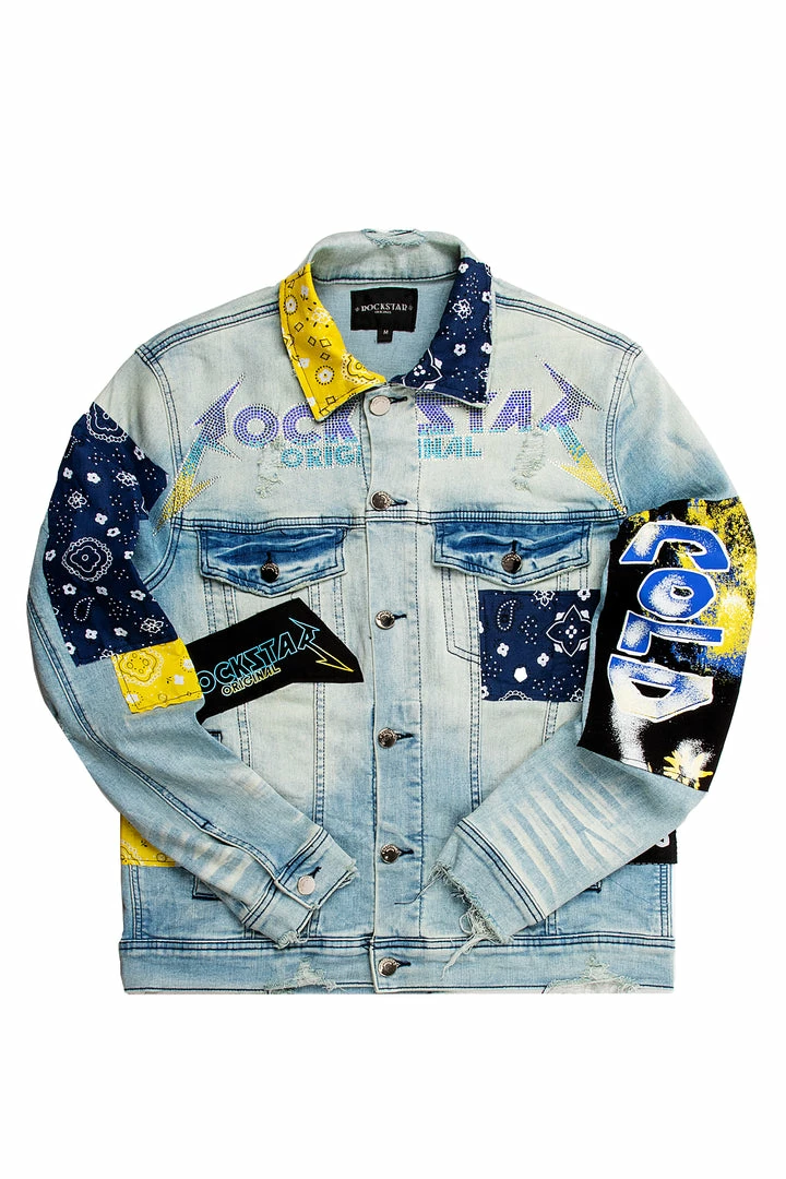 Budget ⌛ MENS DENIM JACKETS KAITO DENIM JACKET-LIGHT BLUE 🌟 1 MENS DENIM JACKETS KAITO DENIM JACKET-LIGHT BLUE