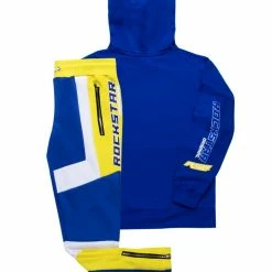 MENS TRACK SETS KALEP HOODIE TRACK SET-ROYAL BLUE