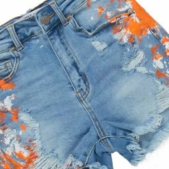 WOMENS SHORTS KARYN DISTRESSED BOYFRIEND SHORT-LIGHT WASH Best Seller