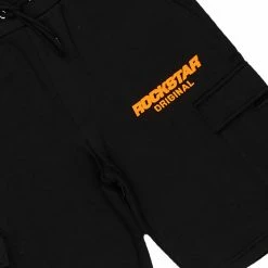 MENS SHORTS KEEL GRAPHIC SHORT - BLACK/ORANGE