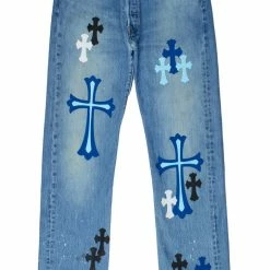 Flash Sale ✔️ MENS 👖 JEANS Denim KLIFF PRINTED VINTAGE JEAN-LIGHT WASH 🛒 13 MENS JEANS Denim KLIFF PRINTED VINTAGE JEAN-LIGHT WASH