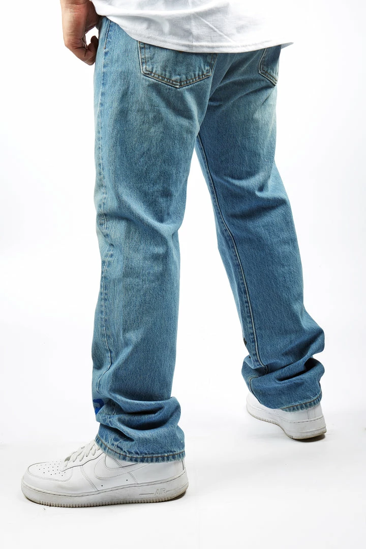 Flash Sale ✔️ MENS 👖 JEANS Denim KLIFF PRINTED VINTAGE JEAN-LIGHT WASH 🛒 4 MENS JEANS Denim KLIFF PRINTED VINTAGE JEAN-LIGHT WASH