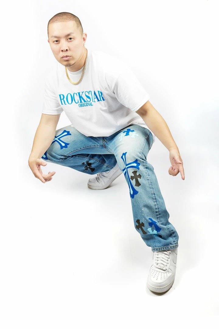 Flash Sale ✔️ MENS 👖 JEANS Denim KLIFF PRINTED VINTAGE JEAN-LIGHT WASH 🛒 9 MENS JEANS Denim KLIFF PRINTED VINTAGE JEAN-LIGHT WASH