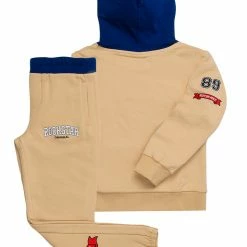 BOYS TRACK SETS KIDS DEVIN TRACK SET- BEIGE