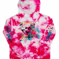 BOYS HOODIES & SWEATSHIRTS KIDS ZAYDEN TIE DYE HOODIE PINK New Arrivals