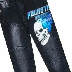 BOYS DENIM SETS KIDS KENNEDY HOODIE/JEAN SET-BLACK/BLUE