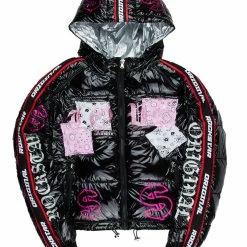 WOMENS OUTERWEAR KIMBERLY PUFFER JACKET-BLACK Best Seller