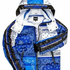 MENS OUTERWEAR KYRO PUFFER JACKET- BLUE