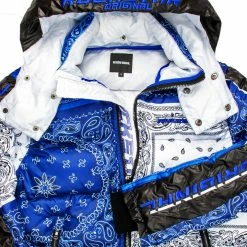 MENS OUTERWEAR KYRO PUFFER JACKET- BLUE