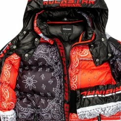 MENS OUTERWEAR KYRO PUFFER JACKET- RED