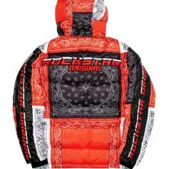 MENS OUTERWEAR KYRO PUFFER JACKET- RED