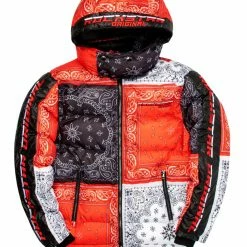 MENS OUTERWEAR KYRO PUFFER JACKET- RED