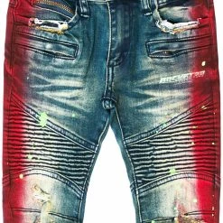 BOYS JEANS KIDS BRUM JEAN-RED New Arrivals