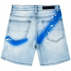 BOYS SHORTS New Arrivals KIDS BUCK DENIM SHORT-BLUE