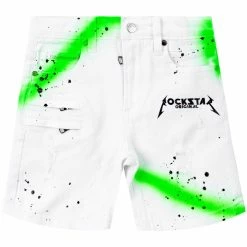 BOYS SHORTS KIDS BUCK DENIM SHORT-WHITE New Arrivals