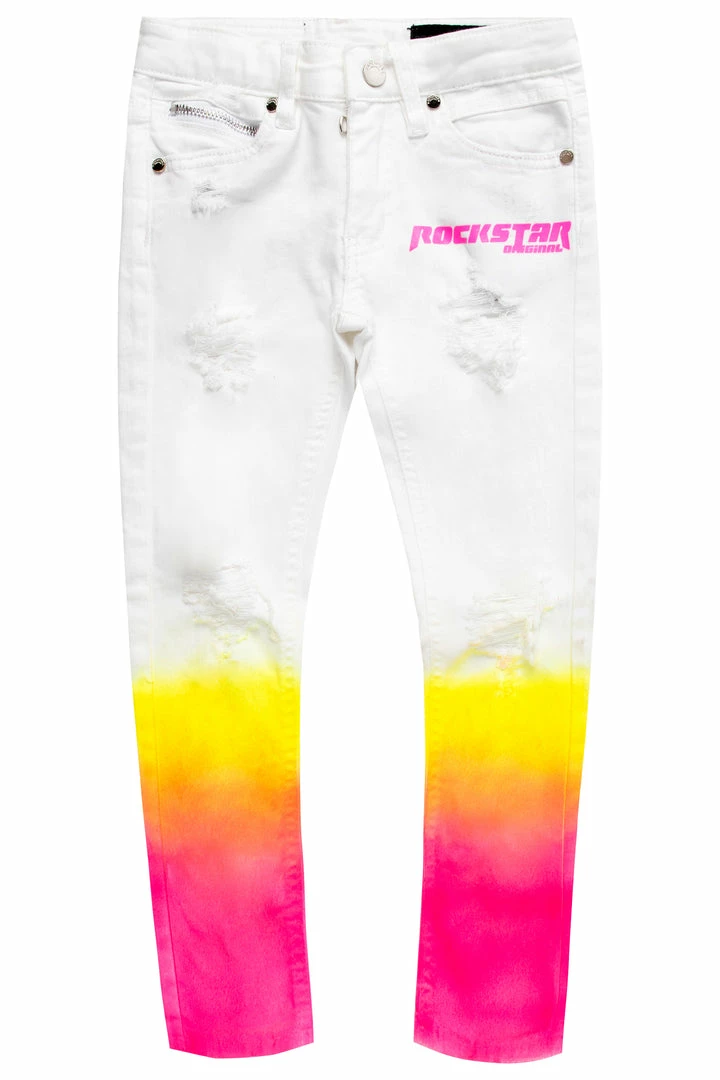 New ⭐ BOYS 👖 JEANS New Arrivals KIDS CHICO JEAN-PINK/YEL 💯 1 BOYS JEANS New Arrivals KIDS CHICO JEAN-PINK/YEL