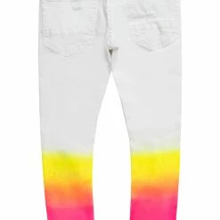 New ⭐ BOYS 👖 JEANS New Arrivals KIDS CHICO JEAN-PINK/YEL 💯 7 BOYS JEANS New Arrivals KIDS CHICO JEAN-PINK/YEL