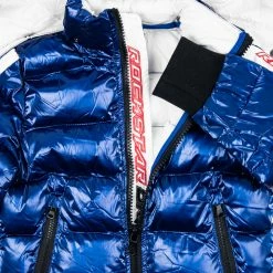 BOYS OUTERWEAR Kids Metallic Royal Blue Alasia Puffer Jacket