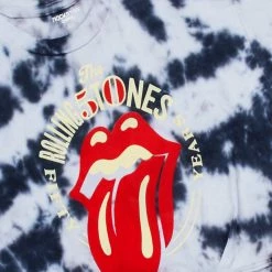 WOMENS TEES Best Seller ROLLING STONES TIE DYE CROP TEE-MULTI