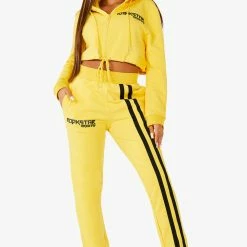 WOMENS TRACK SETS AVERY TRACKSET - YELLOW