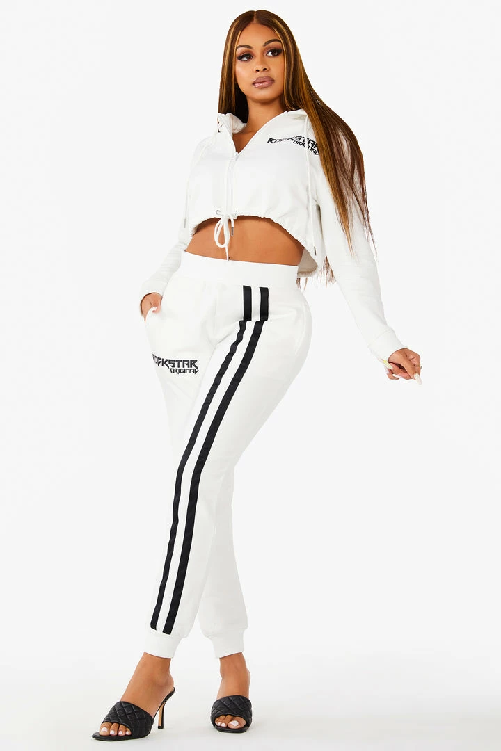 Deals 🥰 WOMENS TRACK SETS AVERY TRACKSET - WHITE 🧨 6 WOMENS TRACK SETS AVERY TRACKSET - WHITE