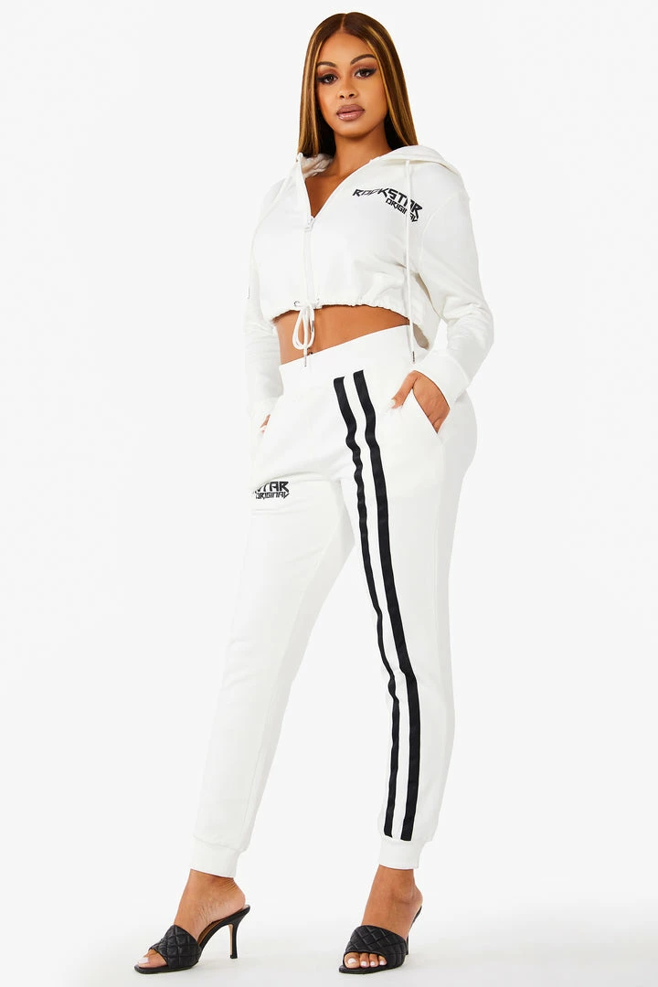 Deals 🥰 WOMENS TRACK SETS AVERY TRACKSET - WHITE 🧨 7 WOMENS TRACK SETS AVERY TRACKSET - WHITE