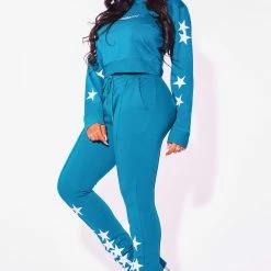 WOMENS TRACK SETS DELFI TRACKSET-TEAL