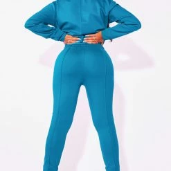 WOMENS TRACK SETS DELFI TRACKSET-TEAL