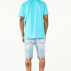 MENS SHORTS JACOB SHORT-LIGHT WASH