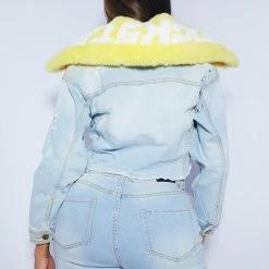 WOMENS JACKETS DIANA DENIM JACKET-LIGHT WASH