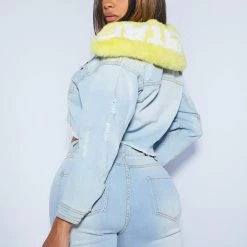 WOMENS JACKETS DIANA DENIM JACKET-LIGHT WASH