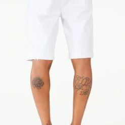 MENS SHORTS Denim JACOB SHORT-WHITE