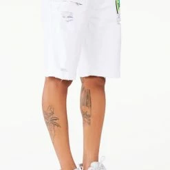 MENS SHORTS Denim JACOB SHORT-WHITE